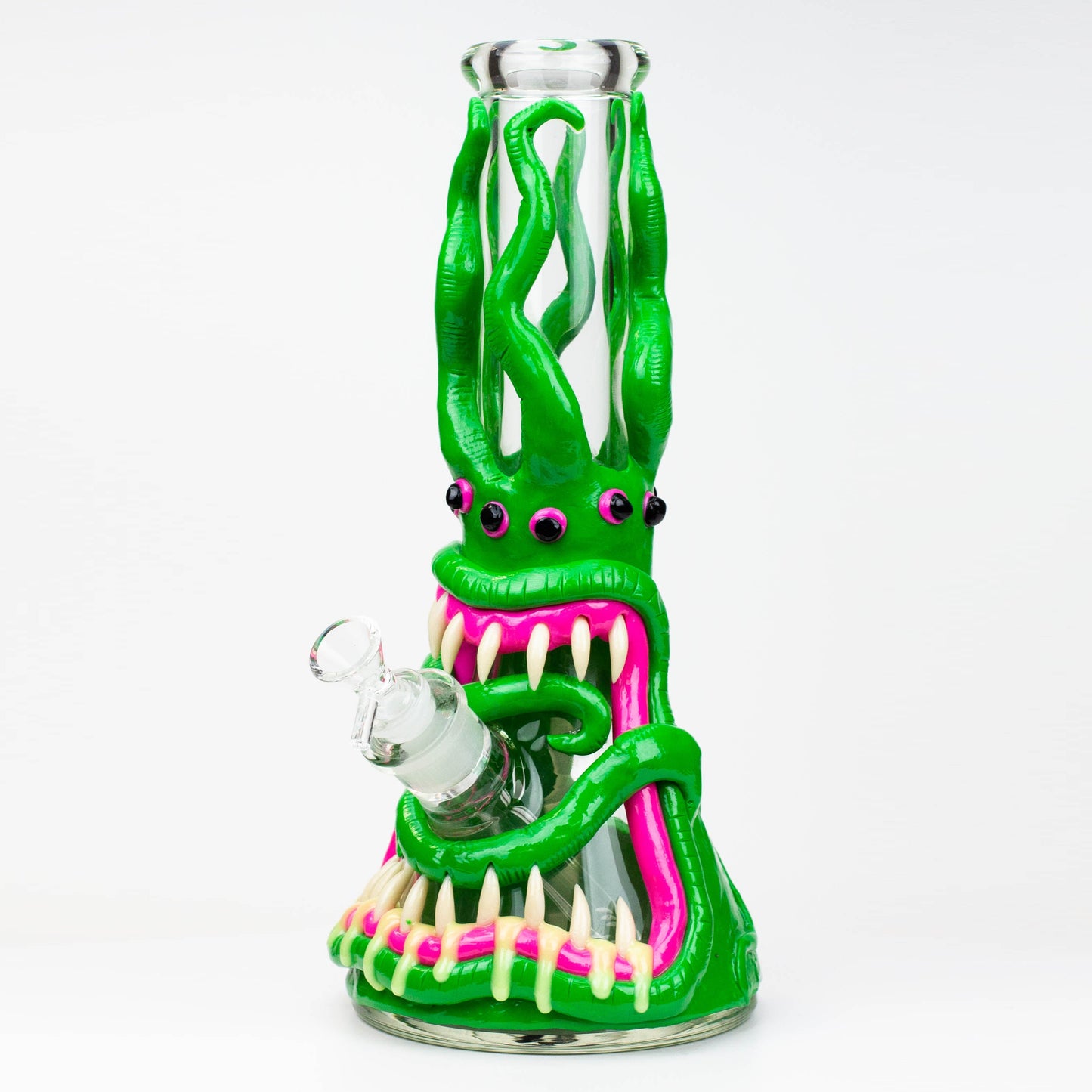 12.5"  Resin 3D artwork 7mm glass beaker water bong [TS102]_6