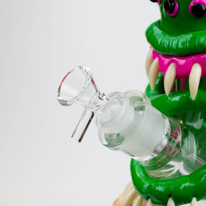 12.5"  Resin 3D artwork 7mm glass beaker water bong [TS102]_1