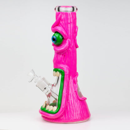 12.5"  Resin 3D artwork 7mm glass beaker water bong [TS103]_9