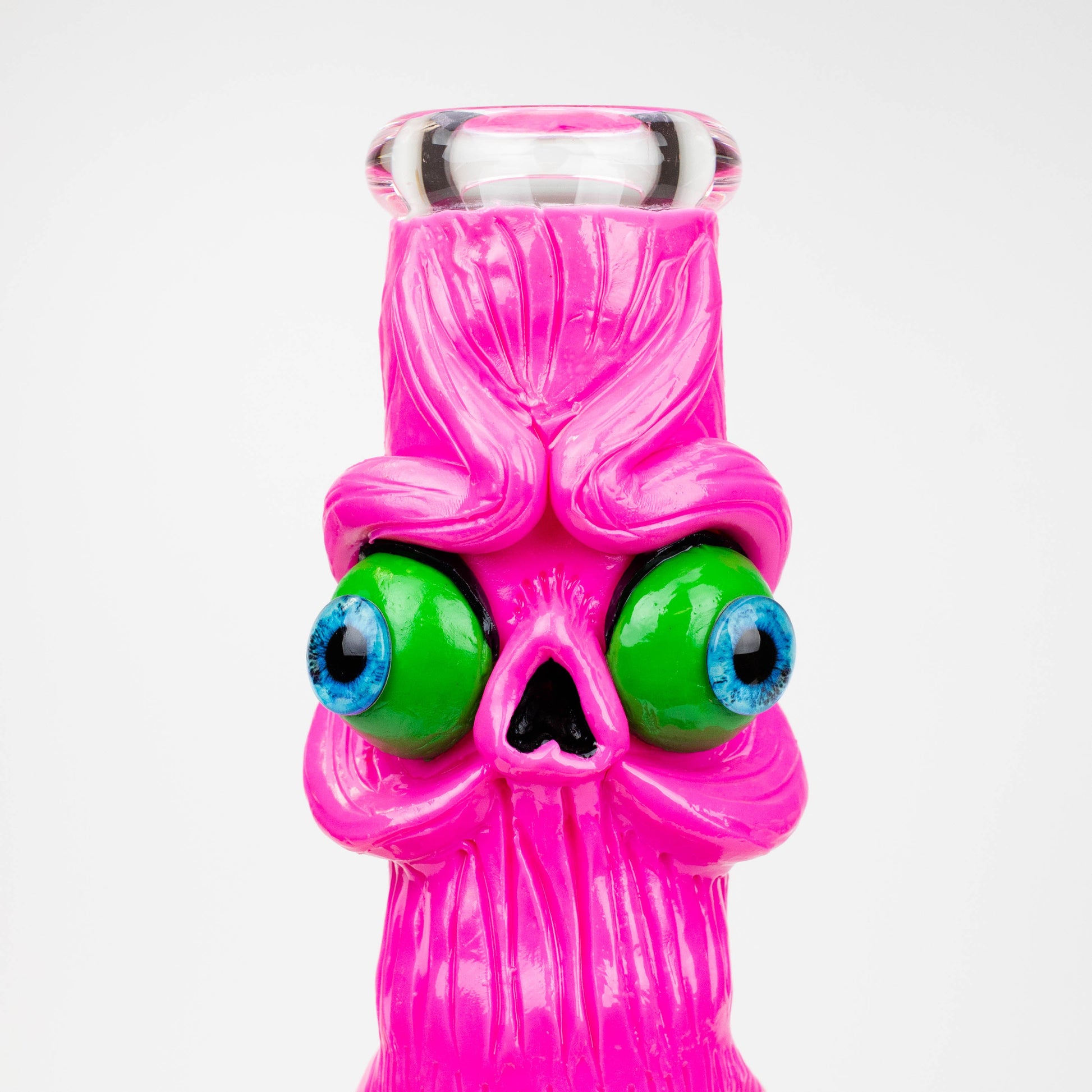 12.5"  Resin 3D artwork 7mm glass beaker water bong [TS103]_3