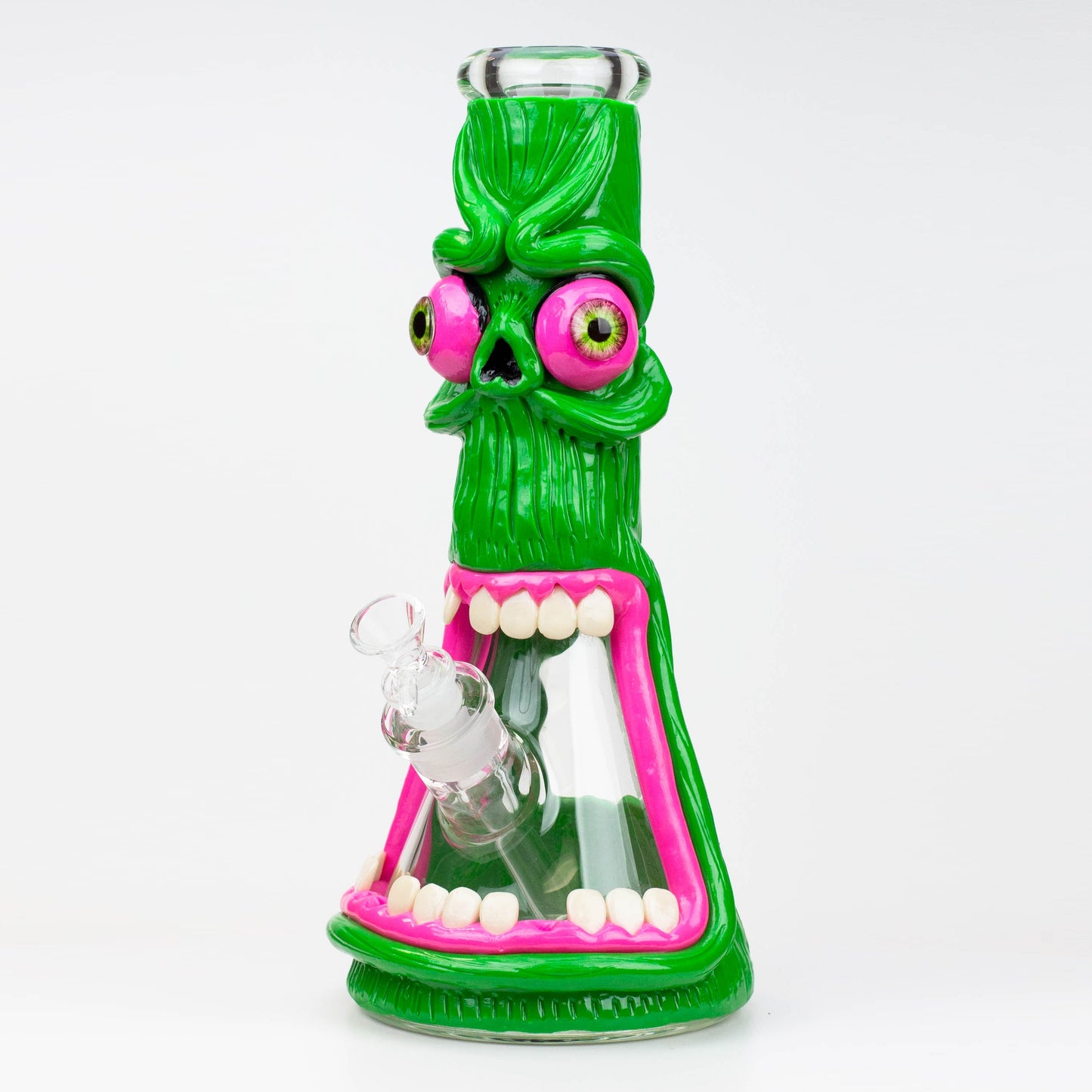 12.5"  Resin 3D artwork 7mm glass beaker water bong [TS103]_8