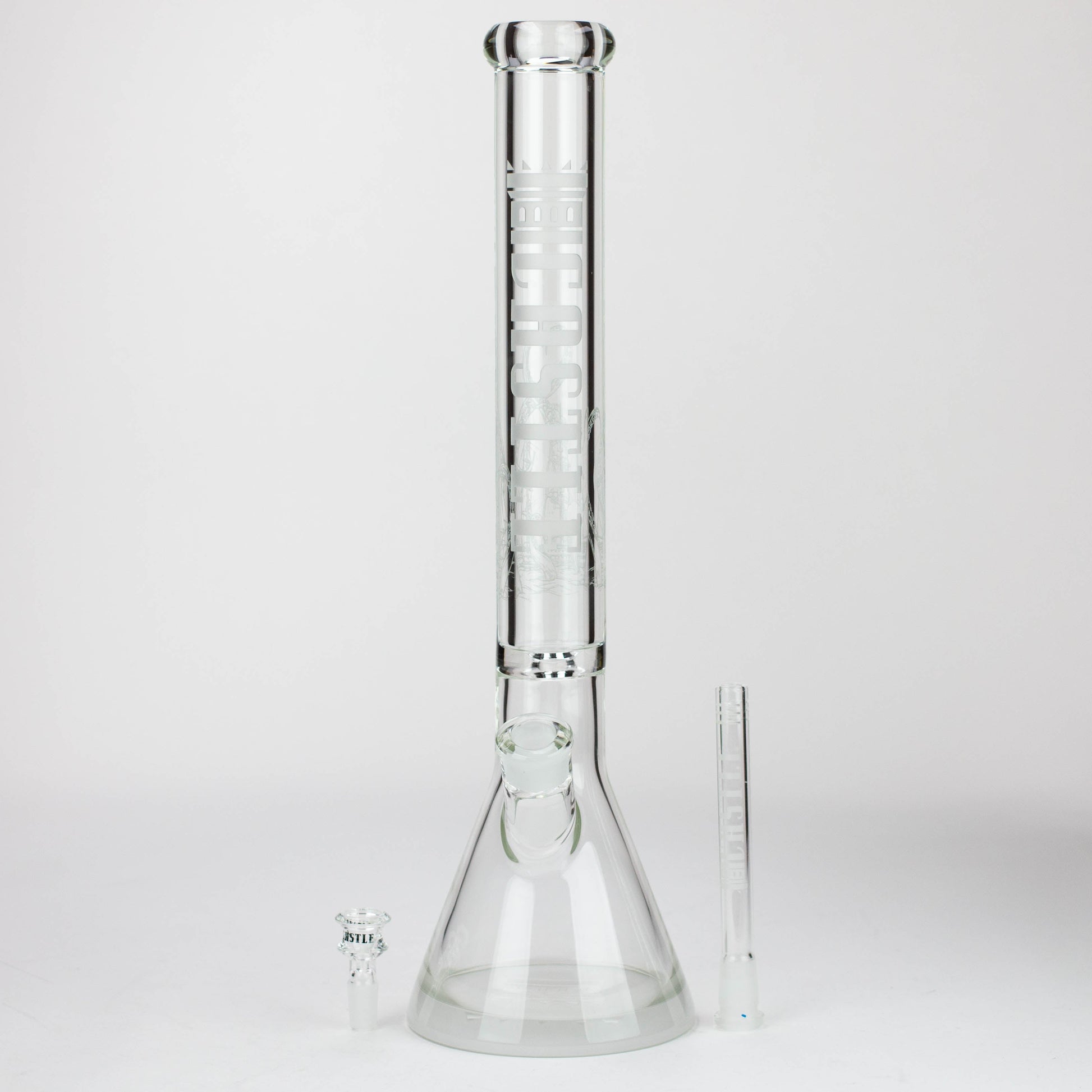 Castle Glassworks | 18" laser etched Tube Beaker Bong_7