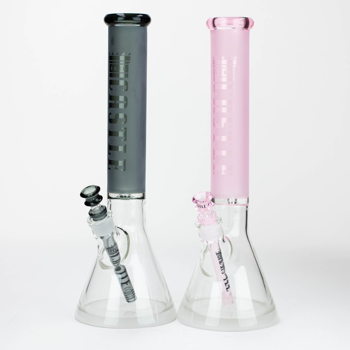 Castle Glassworks | 16" Frosted Tube Beaker Bong_0