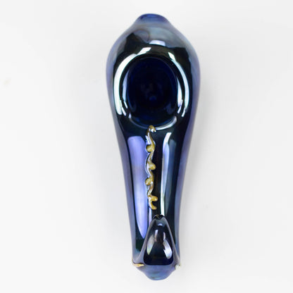 5.5" Electroplated Metallic Shoe glass pipe_3