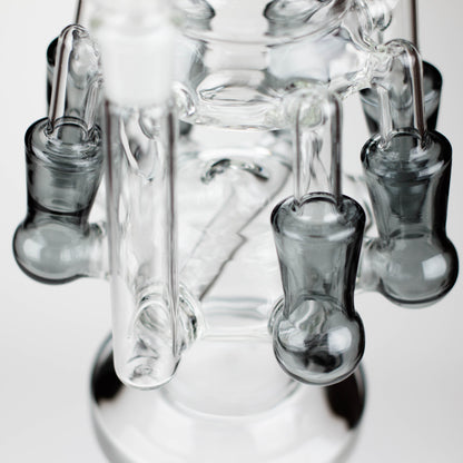 13" Multi chamber glass bong with inline difuser_9