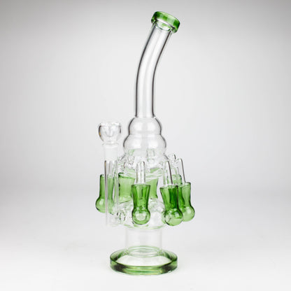 13" Multi chamber glass bong with inline difuser_1