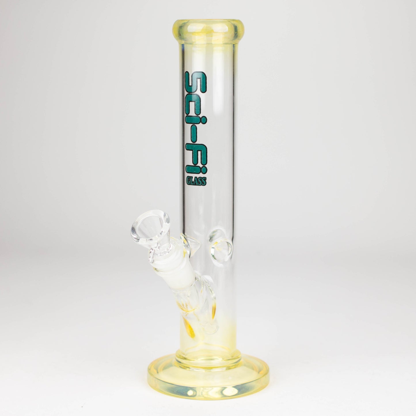 10“ 4mm Straight Glass Bong_0