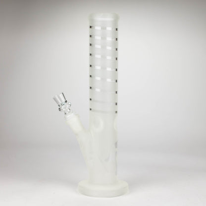 12" GLOW IN DARK STRAIGHT TUBE BONG WITH ICE CATCHER_2