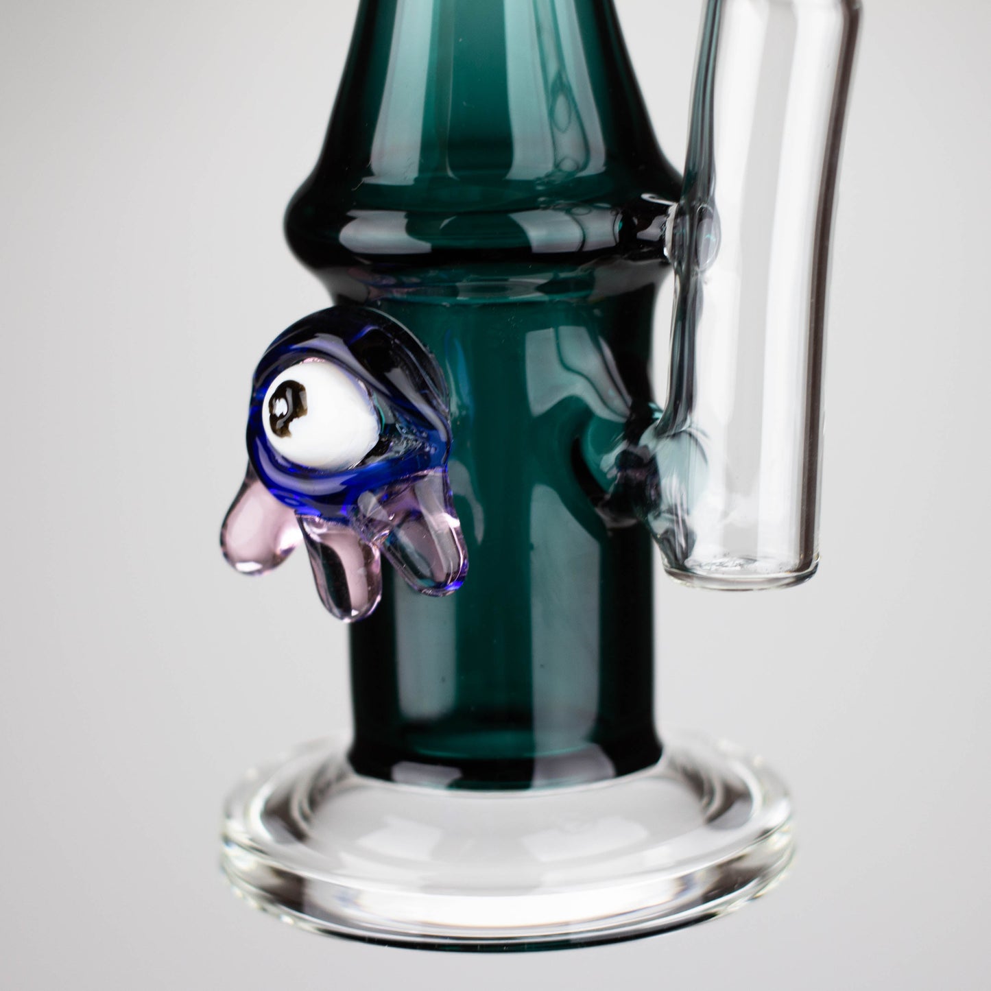 10" Color tube glass bong with eye_6