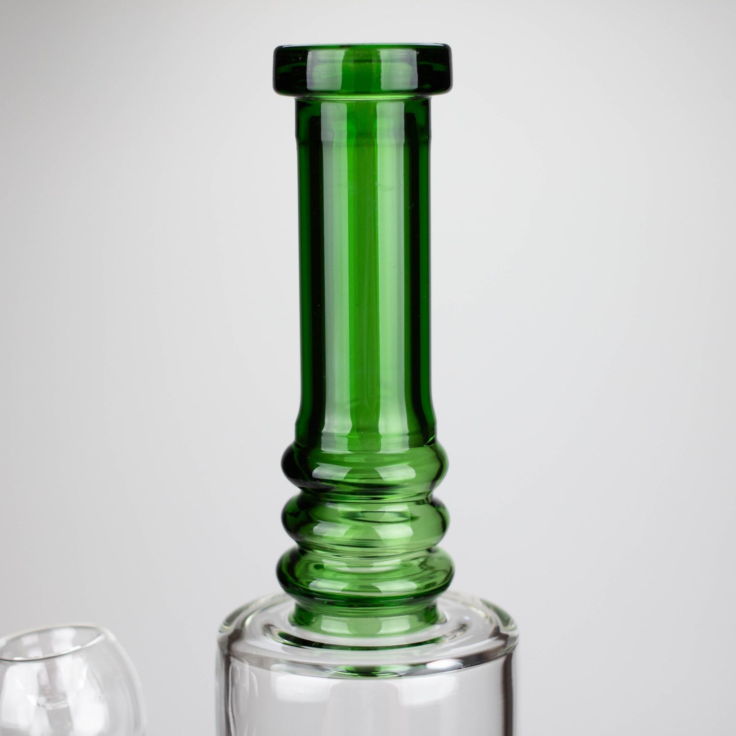 14" Color accented percolator glass bong with ball & Arm diffuser_8