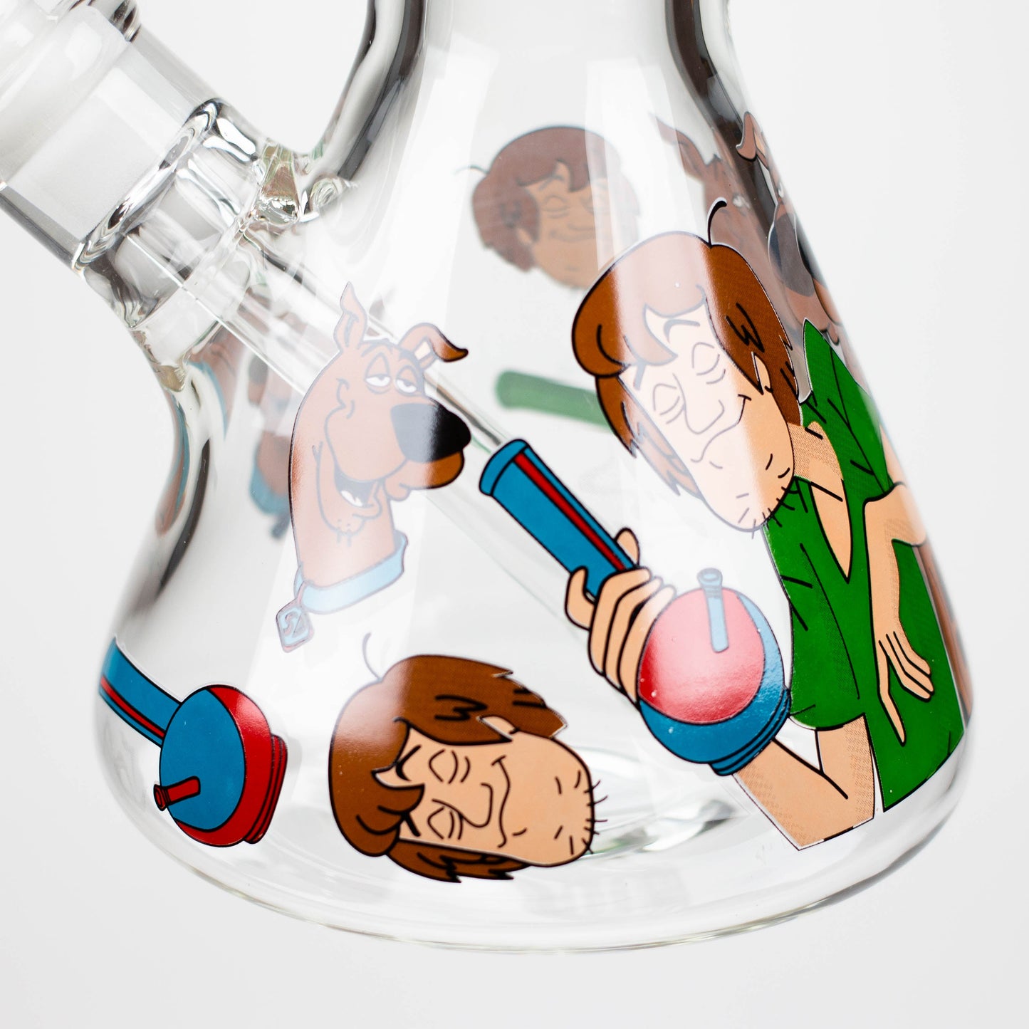 14" SD Cartoon 9mm glass water bong [GBT2112]_10