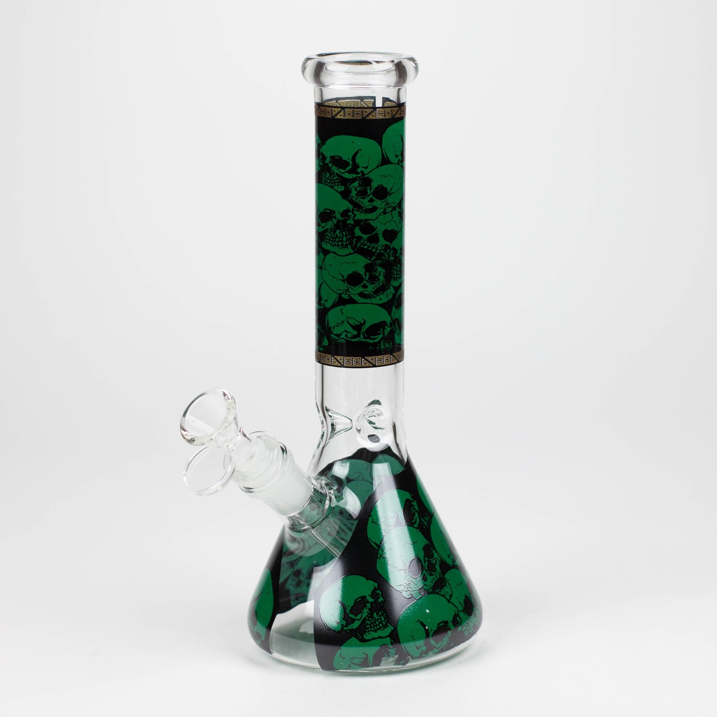 10" Glass Bong With The War Design_0