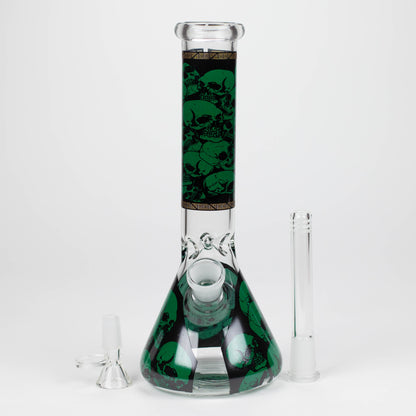 10" Glass Bong With The War Design_6