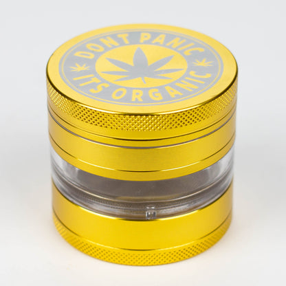 Heavy Duty Large "Don't Panic It's Organic" 4 Parts Weed Grinder Engraved in Canada Design #2_12