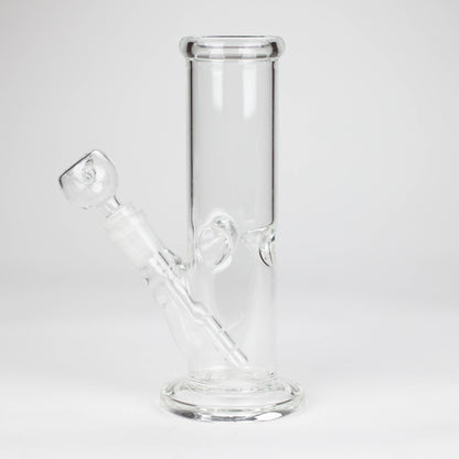 8" clear straight bong_1