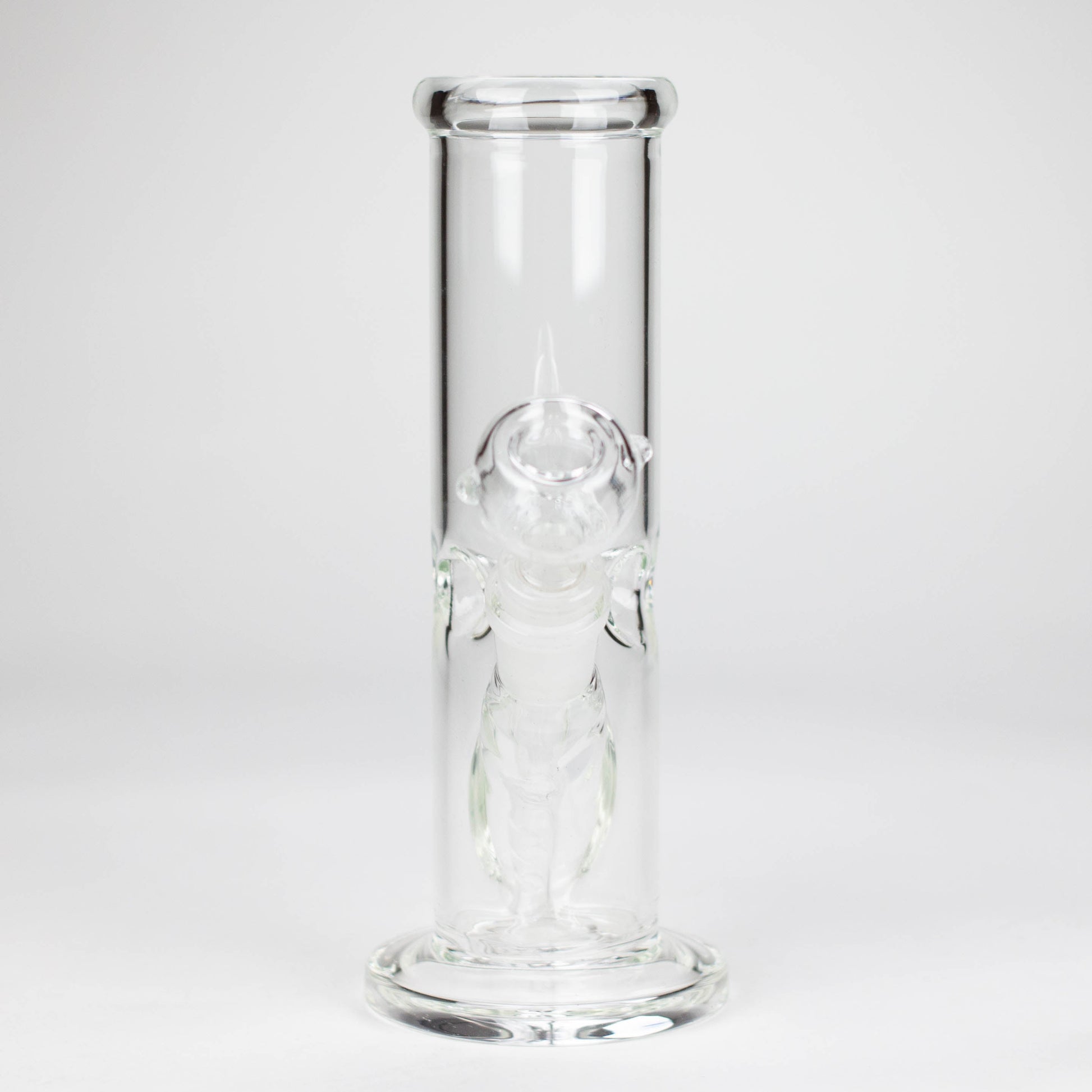 8" clear straight bong_2