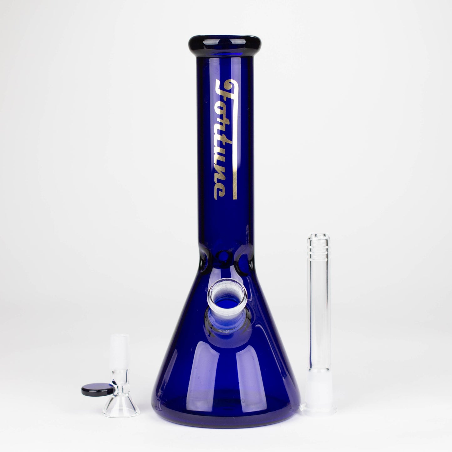 Fortune | 10" 4mm Coloured Glass Bong Assorted Colour_3