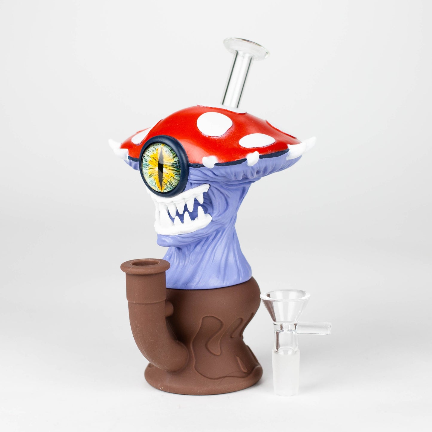 7.2" Vinyl Mushroom Monster Water Pipe_7