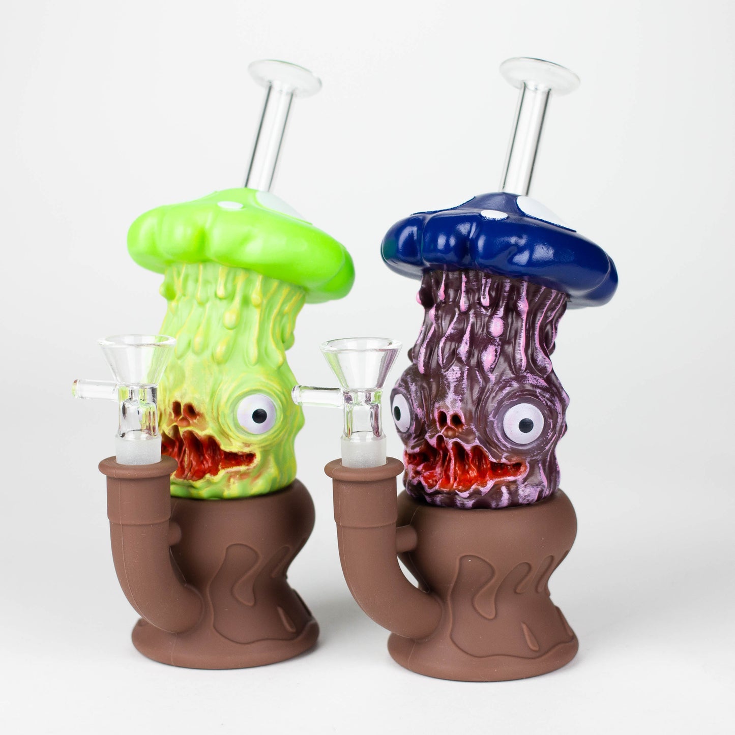 7.8" Vinyl Mushroom Monster Water Pipe_0