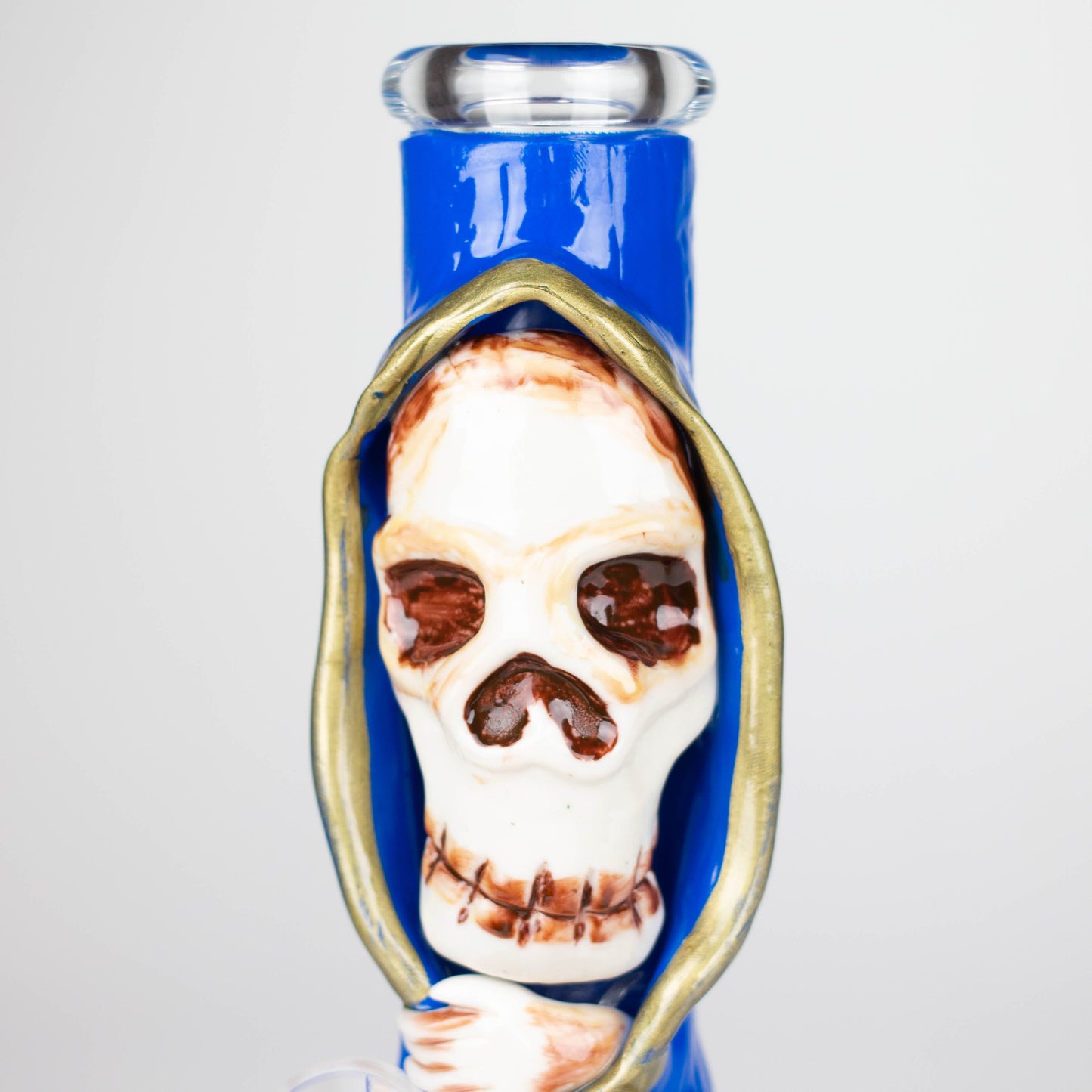 10" Resin 3D artwork Skull glass beaker [DY404]_12