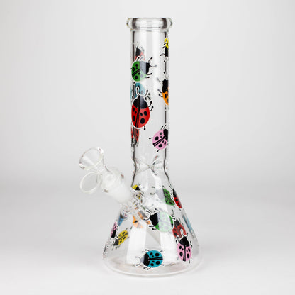 10" Glass Bong With The Nature Design_7