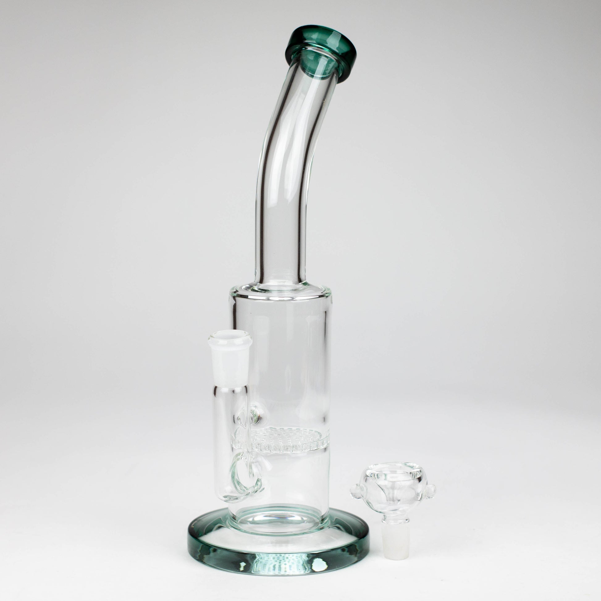 11" honeycomb glass water pipe_1