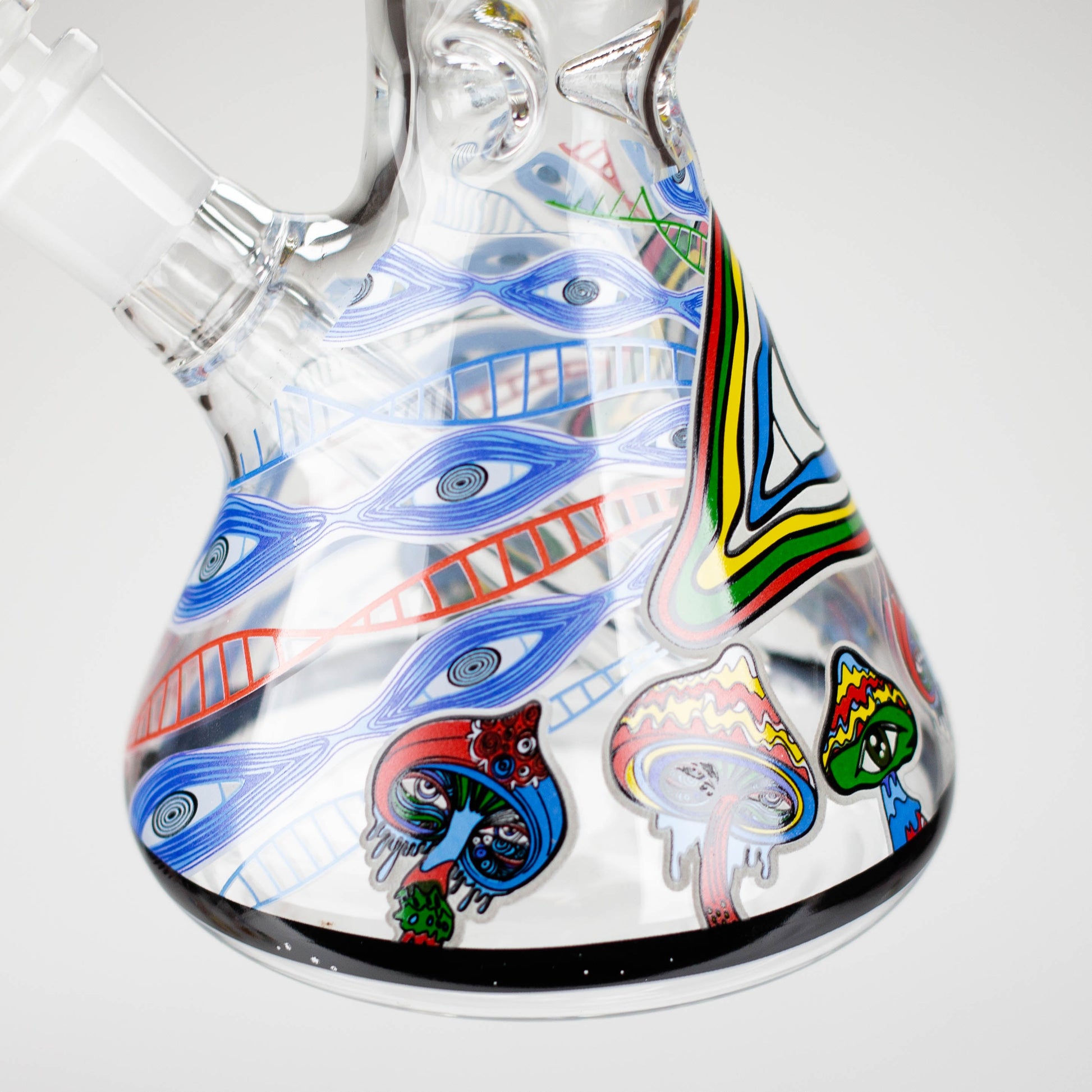 10" Glass Bong With Eye Design_5