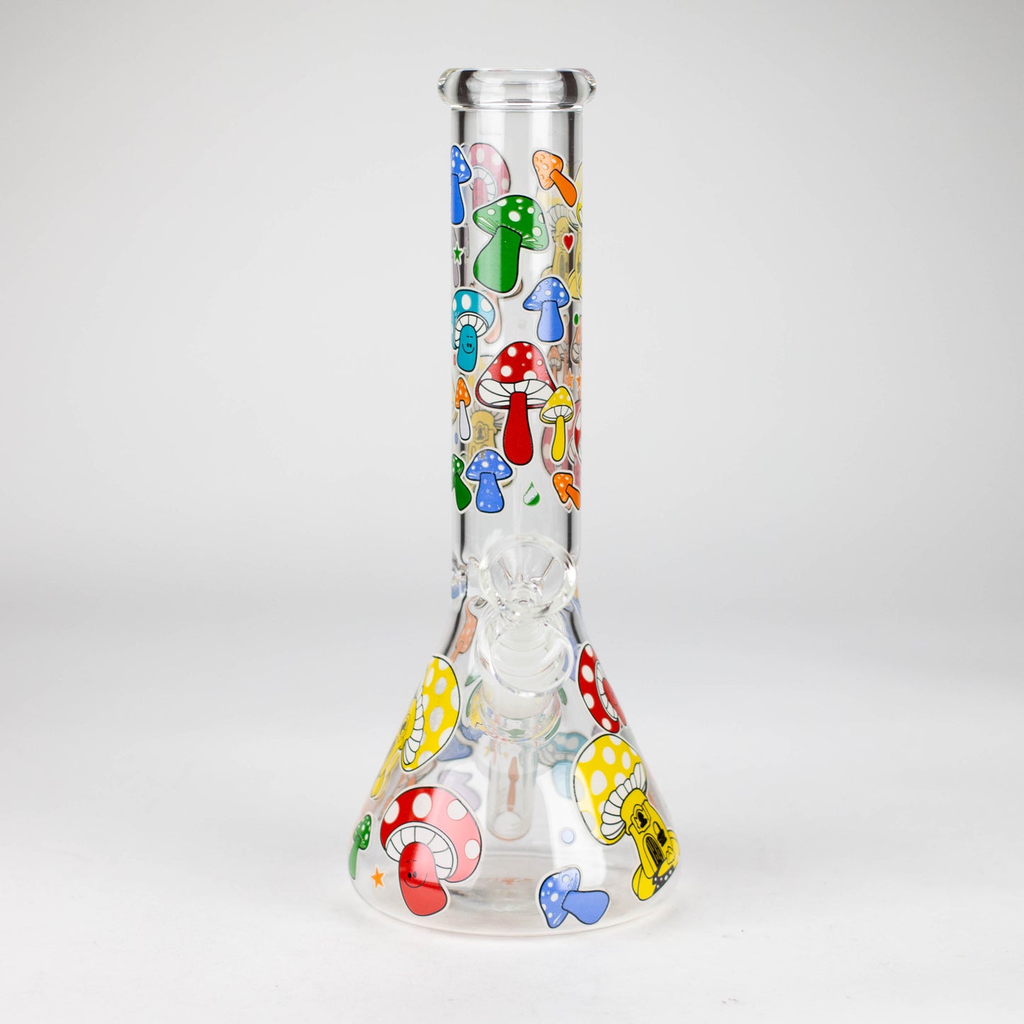 10" Glass Bong With Cartoon Design_5