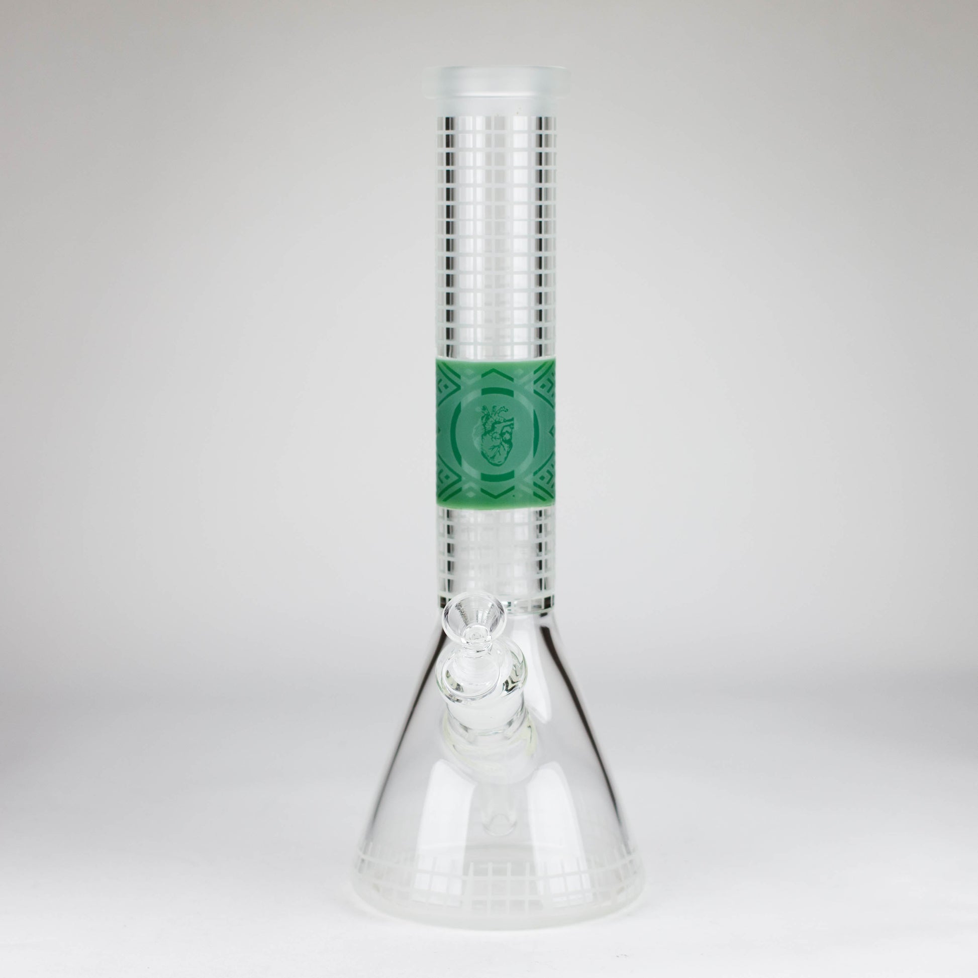 14" Beaker Base Glass Bong  [C1035-CC268]_10