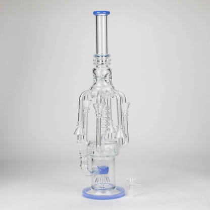 19" Coil Glass water recycler bong [C1576]_1