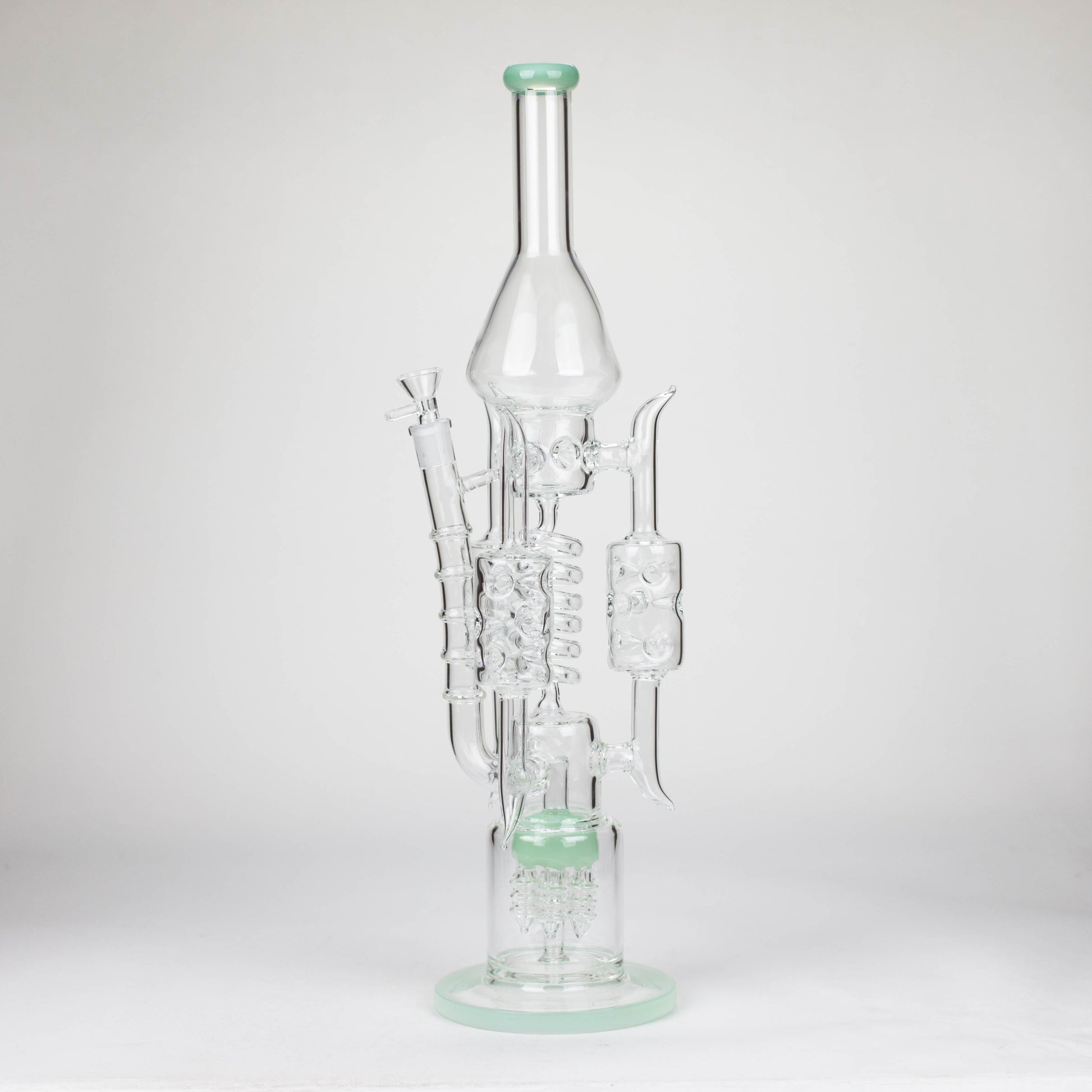 20" Coil Glass water recycler bong [C1577]_10