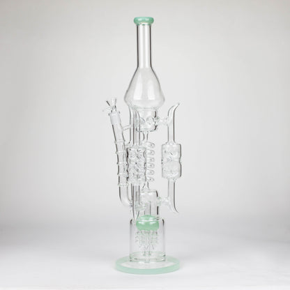 20" Coil Glass water recycler bong [C1577]_10