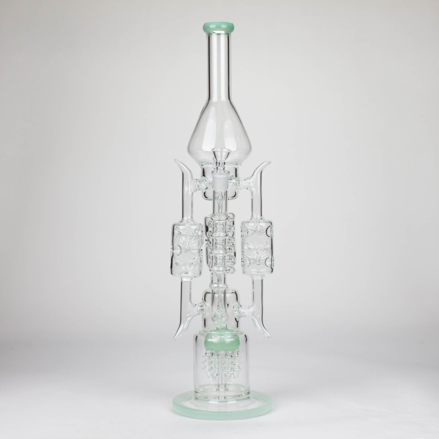 20" Coil Glass water recycler bong [C1577]_11