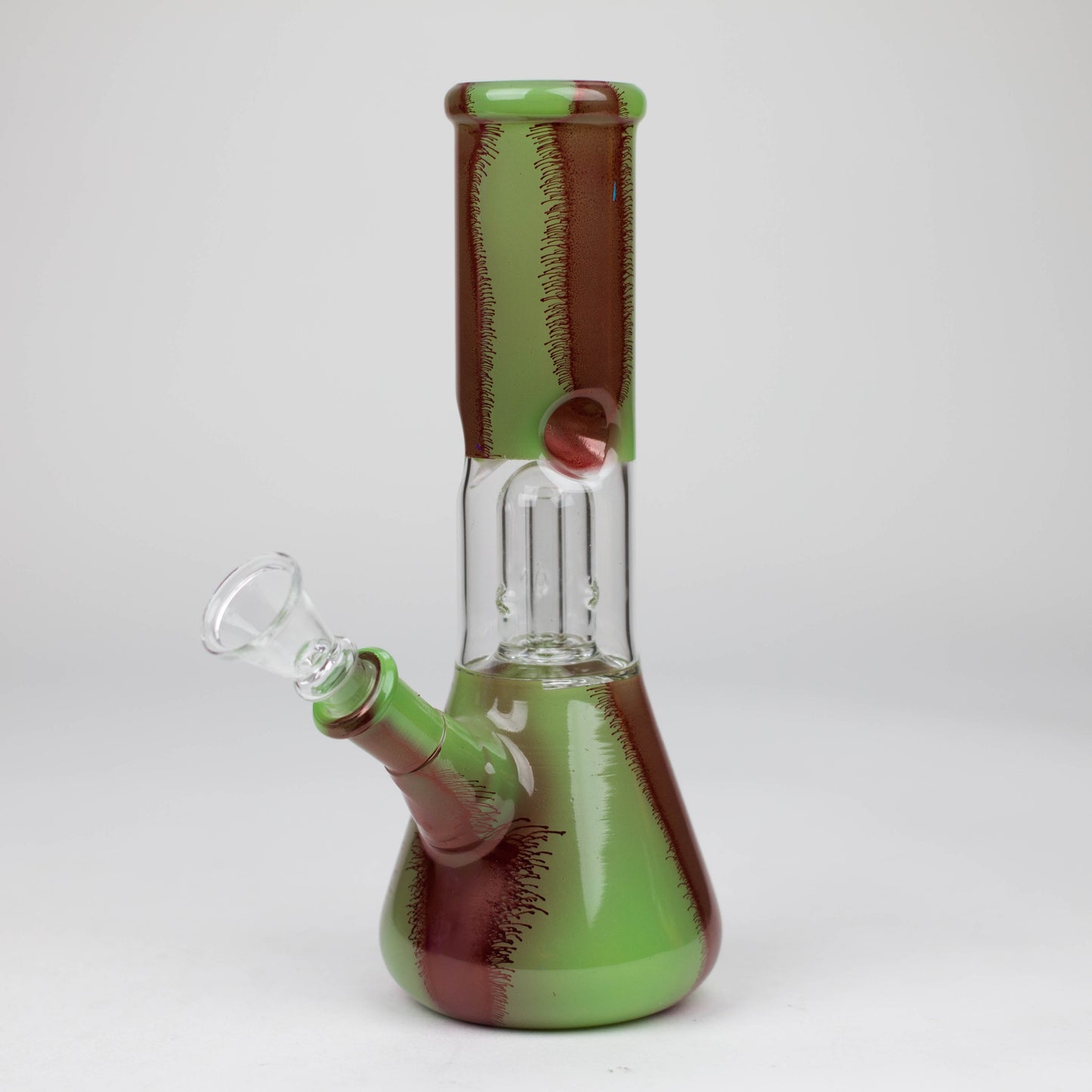 8" Dome Percolator glass water Bong-Assorted_1