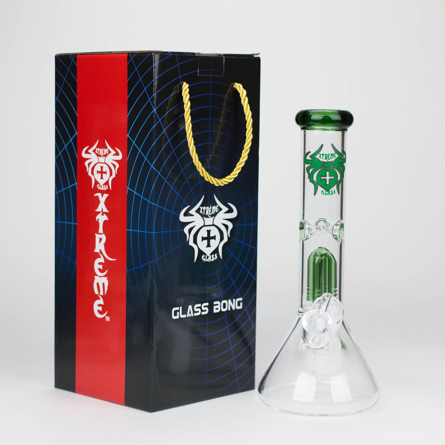 Xtreme | 10" Glass Bong with Percolator &amp; Banger [AK04]_6