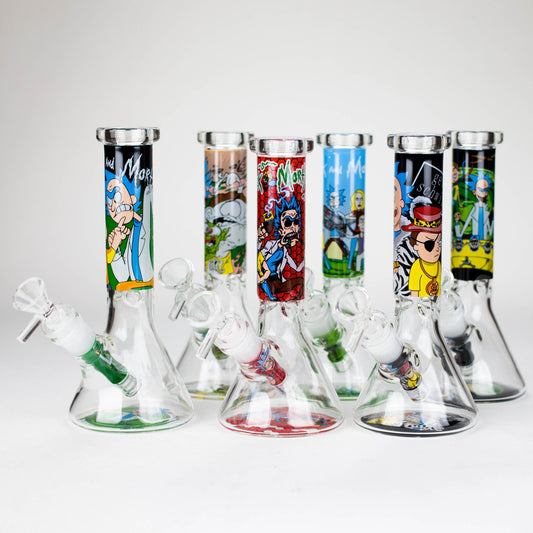 10" 4mm R&M Design Beaker Bong [PIP876]_0