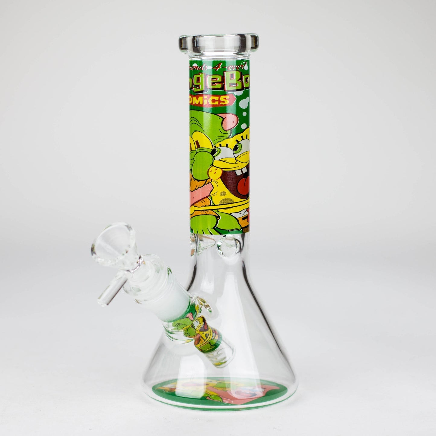 10" 4mm Cartoon Design Beaker Bong [PIP877]_9