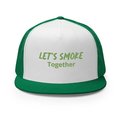 Let's Smoke Trucker Cap