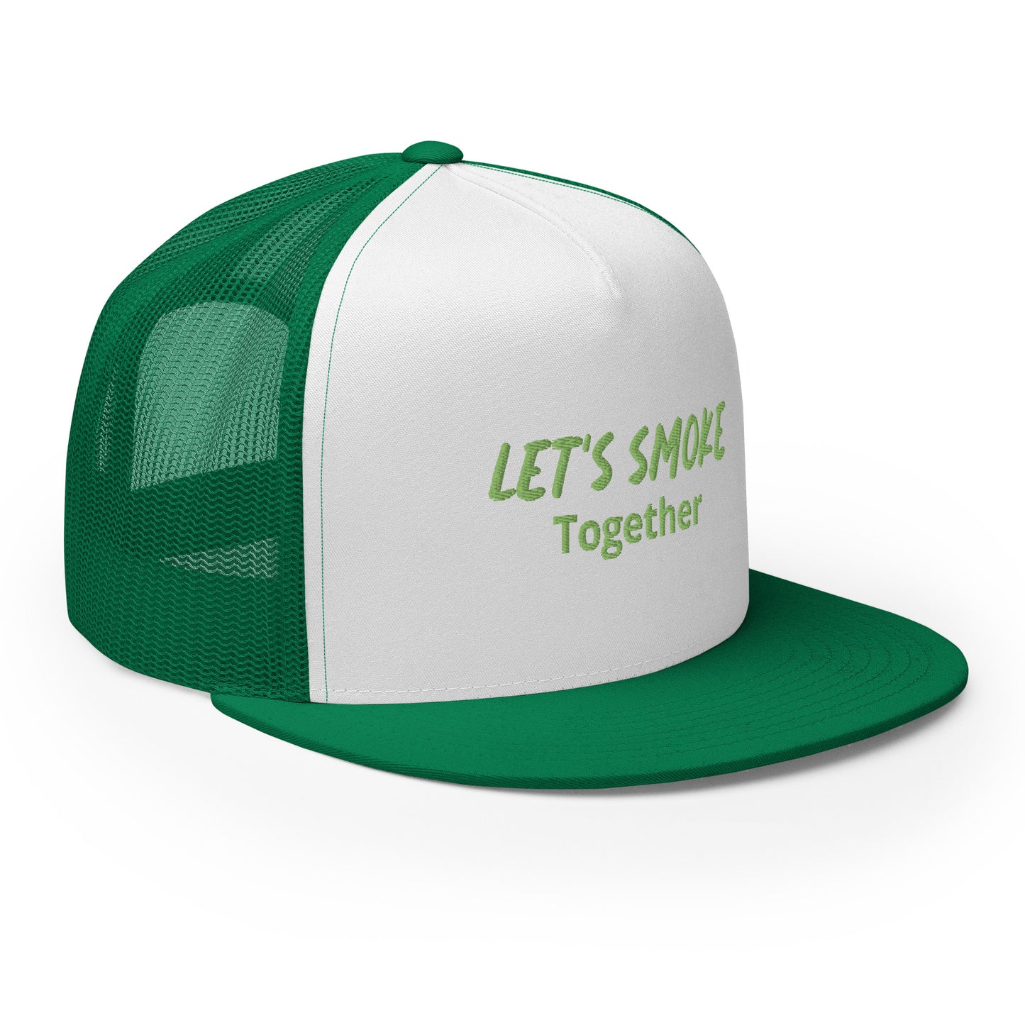 Let's Smoke Trucker Cap