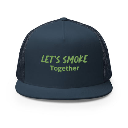 Let's Smoke Trucker Cap