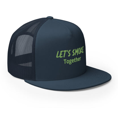 Let's Smoke Trucker Cap