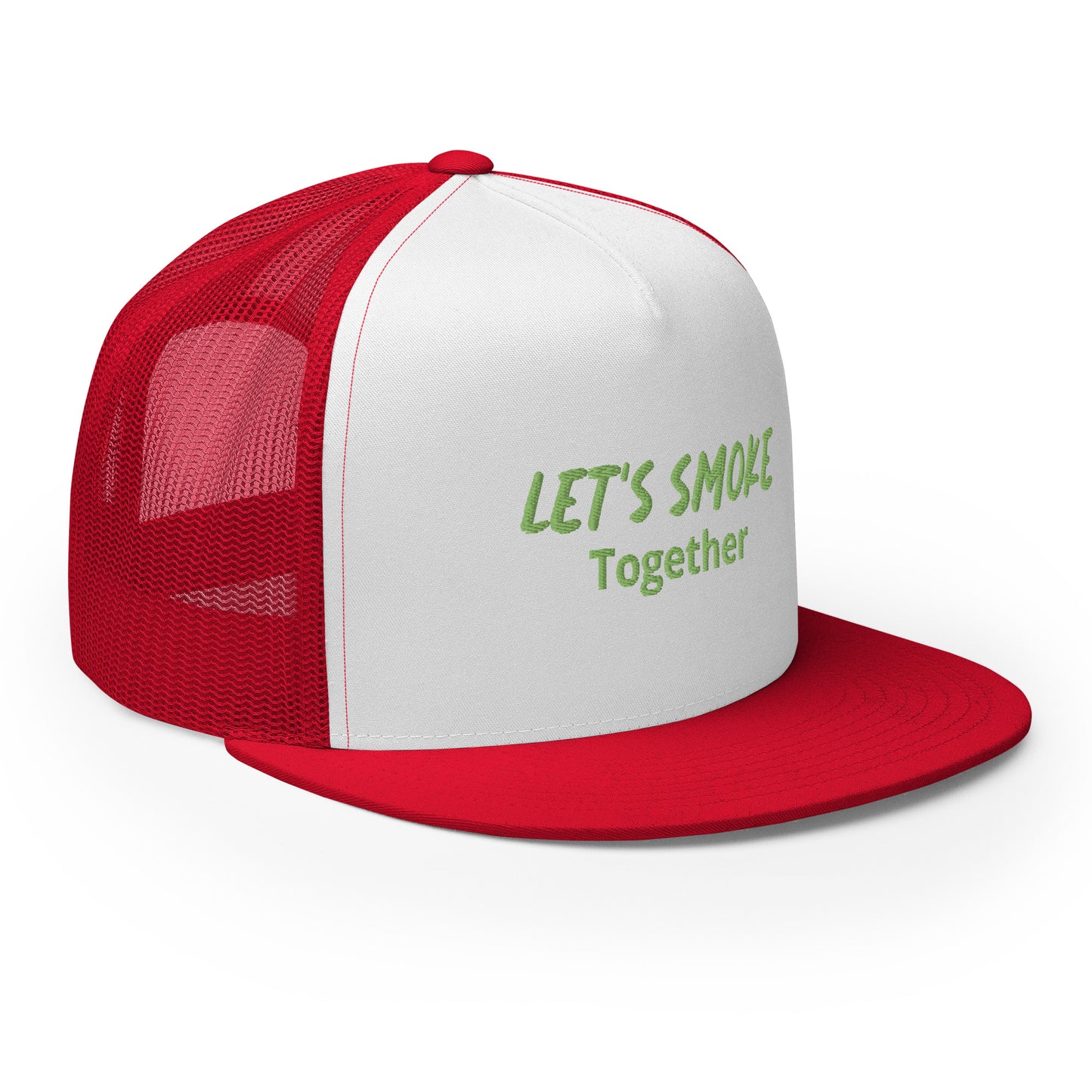 Let's Smoke Trucker Cap