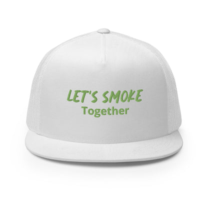 Let's Smoke Trucker Cap