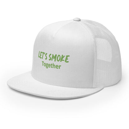 Let's Smoke Trucker Cap