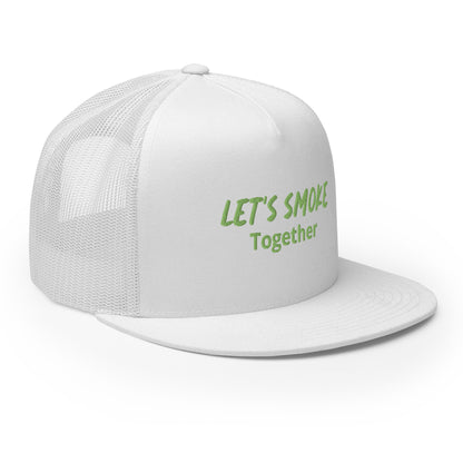 Let's Smoke Trucker Cap