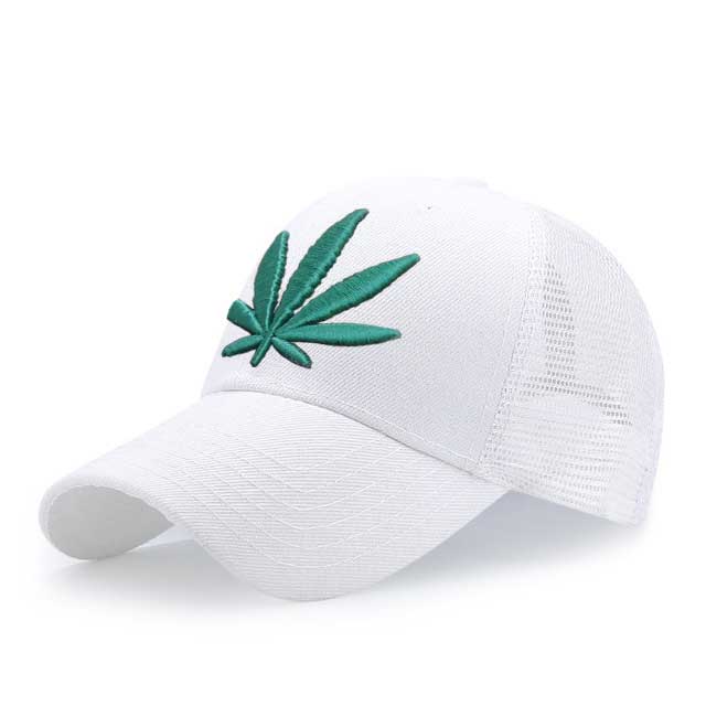 3D Embroidery Weed Baseball Caps 2019 Snapback Hat For Men Women Breathable Mesh Camouflage Dad Hat Casual Cap Truck Hats