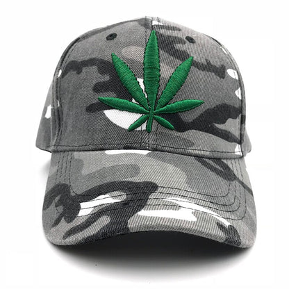 2019 Brand Maple leaf panel Snapback Camouflage weed Baseball Cap Casquette Casual Outdoor Sport Bone Trucker Hats For Men Women