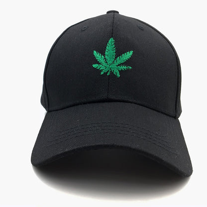 New Fashion Embroidery Maple Leaf White Cap Snapback Hats For Men Women Cotton Swag Hip Hop Fitted weed Baseball Caps