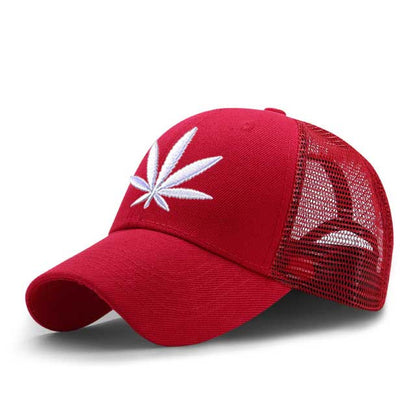 3D Embroidery Weed Baseball Caps 2019 Snapback Hat For Men Women Breathable Mesh Camouflage Dad Hat Casual Cap Truck Hats