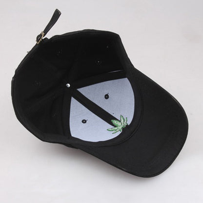 Unisex Baseball Cap Maple Leaves Embroidery Men Women Snapback New Fashion Outdoor Weed Duck Tongue Hip Hop Hat Caps CP0091